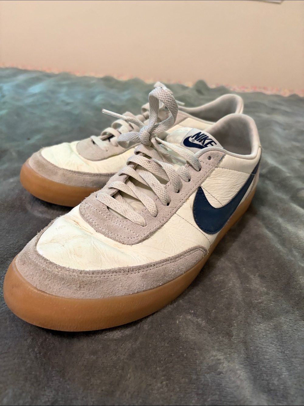 Nike Killshot 2 Men’s Cream & Navy Low-Top Sneakers